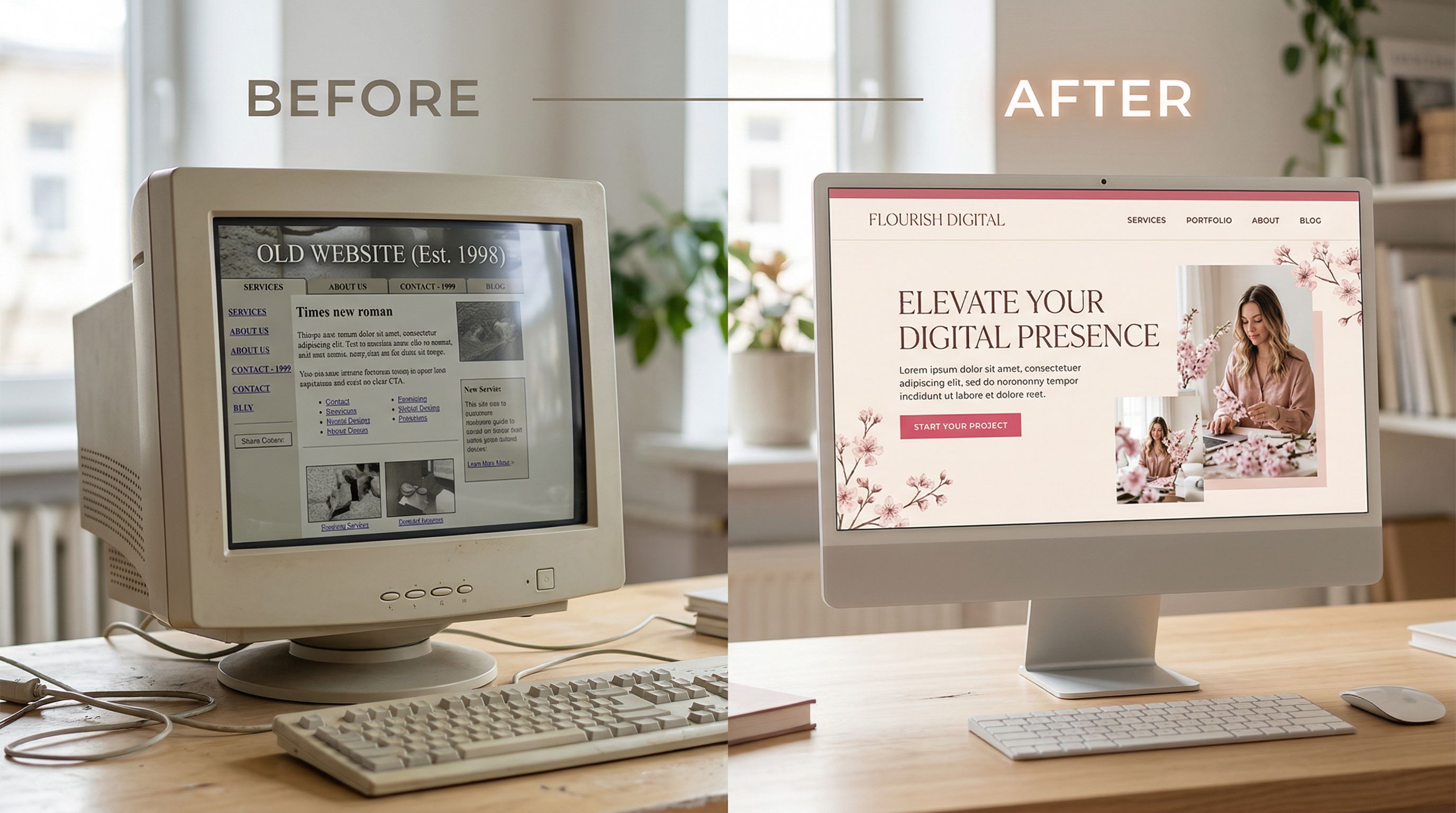 How your competitor's website feels vs. your current site